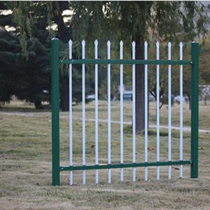 鐵藝熱鍍鋅噴塑護欄鋅鋼馬道路交通圍欄防銹柵欄小區圍墻施工欄桿